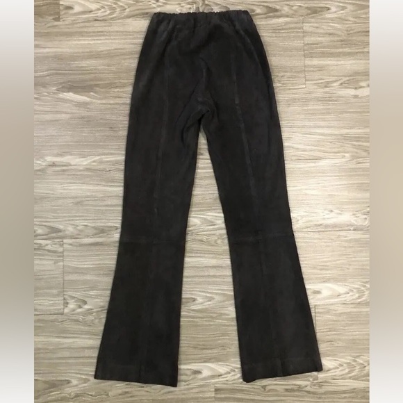 THE ROW LAMBSKIN SUEDE BOOTCUT PANT SIZE XS - Picture 3 of 13